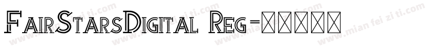 FairStarsDigital Reg字体转换